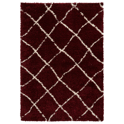 Durham Berber Diamond Shaggy Rug