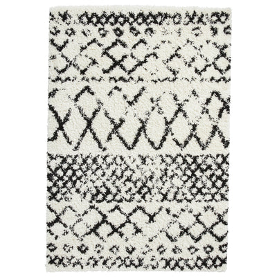 Durham Berber Abstract Shaggy Rug