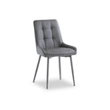 Powell Grey Faux Leather Dining Chair from Roseland Furniture