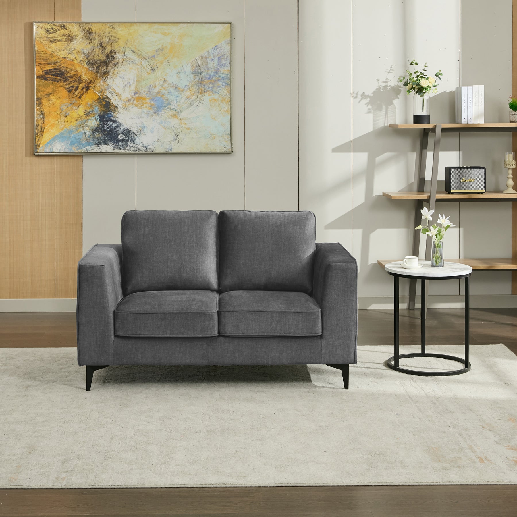 Larkin 2 Seater Sofa Graphite from Roseland Furniture