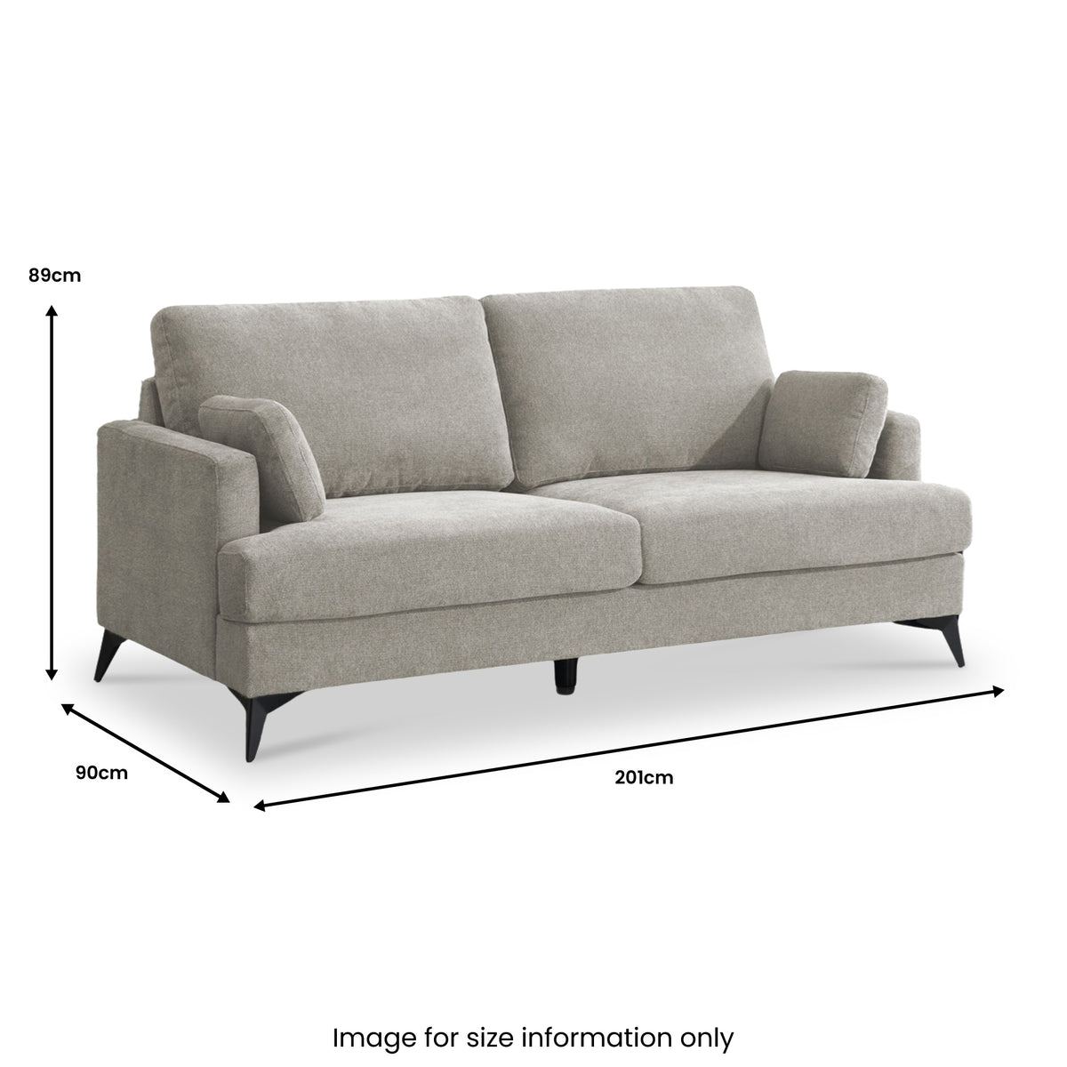 Carbone 3 Seater Sofa from Roseland Furniture
