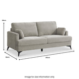 Carbone 3 Seater Sofa from Roseland Furniture