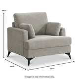 Carbone Armchair Close1 from Roseland Furniture