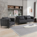 Ellison Piped 3 Seater Sofa from Roseland Furniture