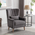 Lucille Velvet Armchair Dims from Roseland Furniture