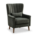 Lucille Velvet Armchair Moss from Roseland Furniture
