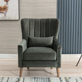 Lucille Velvet Armchair Moss from Roseland Furniture