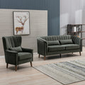 Lucille Velvet Armchair Moss from Roseland Furniture