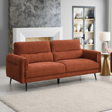 Lindell 3 Seater Sofa Rust from Roseland Furniture