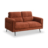 Lindell 2 Seater Sofa Rust from Roseland Furniture