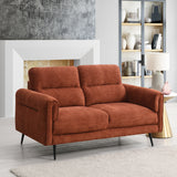 Lindell 2 Seater Sofa Rust from Roseland Furniture