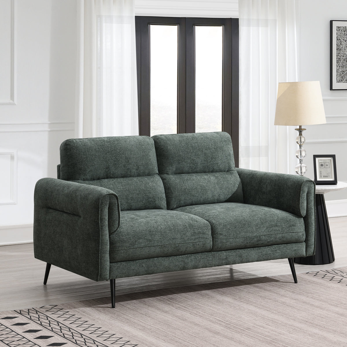 Lindell 2 Seater Sofa Moss from Roseland Furniture