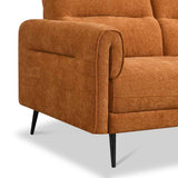 Lindell 2 Seater Sofa Gold from Roseland Furniture