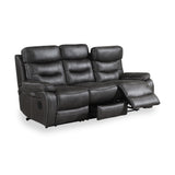 Micah Faux Leather Power 3 Seater Recliner Sofa from Roseland Furniture