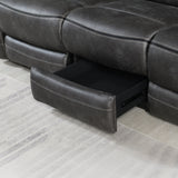 Micah Faux Leather Power 3 Seater Recliner Sofa from Roseland Furniture