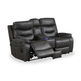 Micah 2 Seater Recliner Sofa w Console from Roseland Furniture