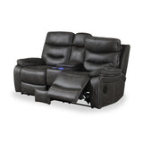 Micah 2 Seater Recliner Sofa w Console from Roseland Furniture