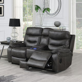 Micah 2 Seater Recliner Sofa w Console from Roseland Furniture