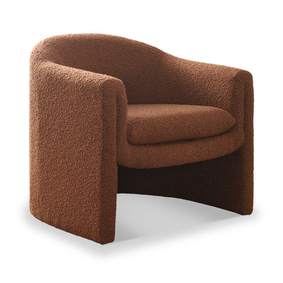 Theon Boucle Curved Accent Chair
