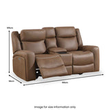 Lambeth 2 Seater Sofa with Console Angle1 from Roseland Furniture