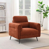 Lindell Armchair Rust Angle1 from Roseland Furniture