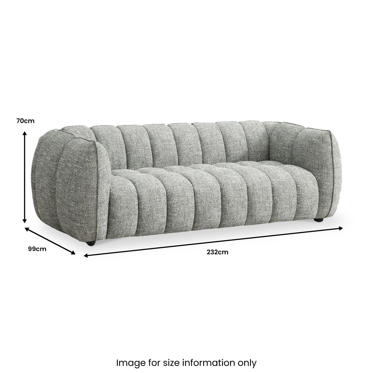 Arcot 3 Seater Sofa Moss Angle1 from Roseland Furniture