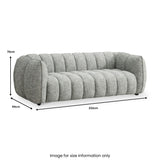Arcot 3 Seater Sofa Moss Angle1 from Roseland Furniture