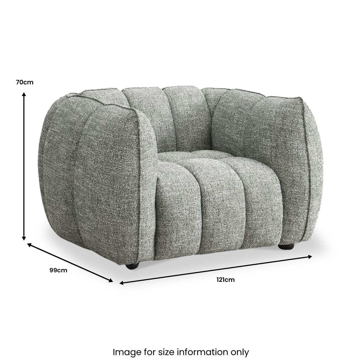 Arcot Armchair Moss Angle1 from Roseland Furniture