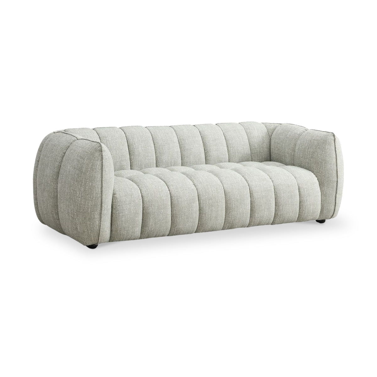 Arcot 3 Seater Pale Green Angle1 from Roseland Furniture