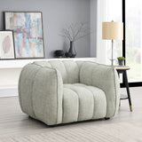 Arcot Armchair Pale Green Angle1 from Roseland Furniture