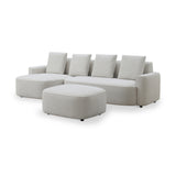 Burton Chaise Sofa Ottoman LH Angle1 from Roseland Furniture