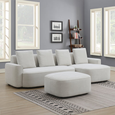 Burton Chaise Sofa & Ottoman