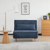 Halcomb Sofabed Blue Front1 from Roseland Furniture