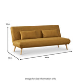 Lancell Clik-Clak Sofa Bed dimension