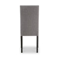 Conran Grey Stud Detail Dining Chair with Black Legs