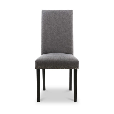 Conran Stud Detail Dining Chair with Black Legs