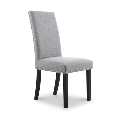 Conran Stud Detail Dining Chair with Black Legs