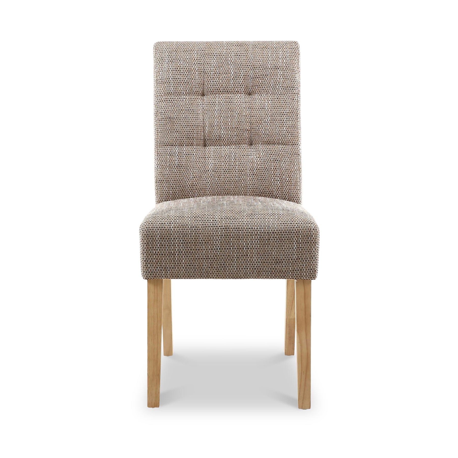 Madoc Waffle Stitch Dining Chair with Natural Legs 