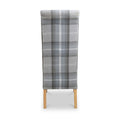 Deryn Grey Check Dining Chair