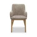 Branwen Oatmeal Tweed Dining Chair