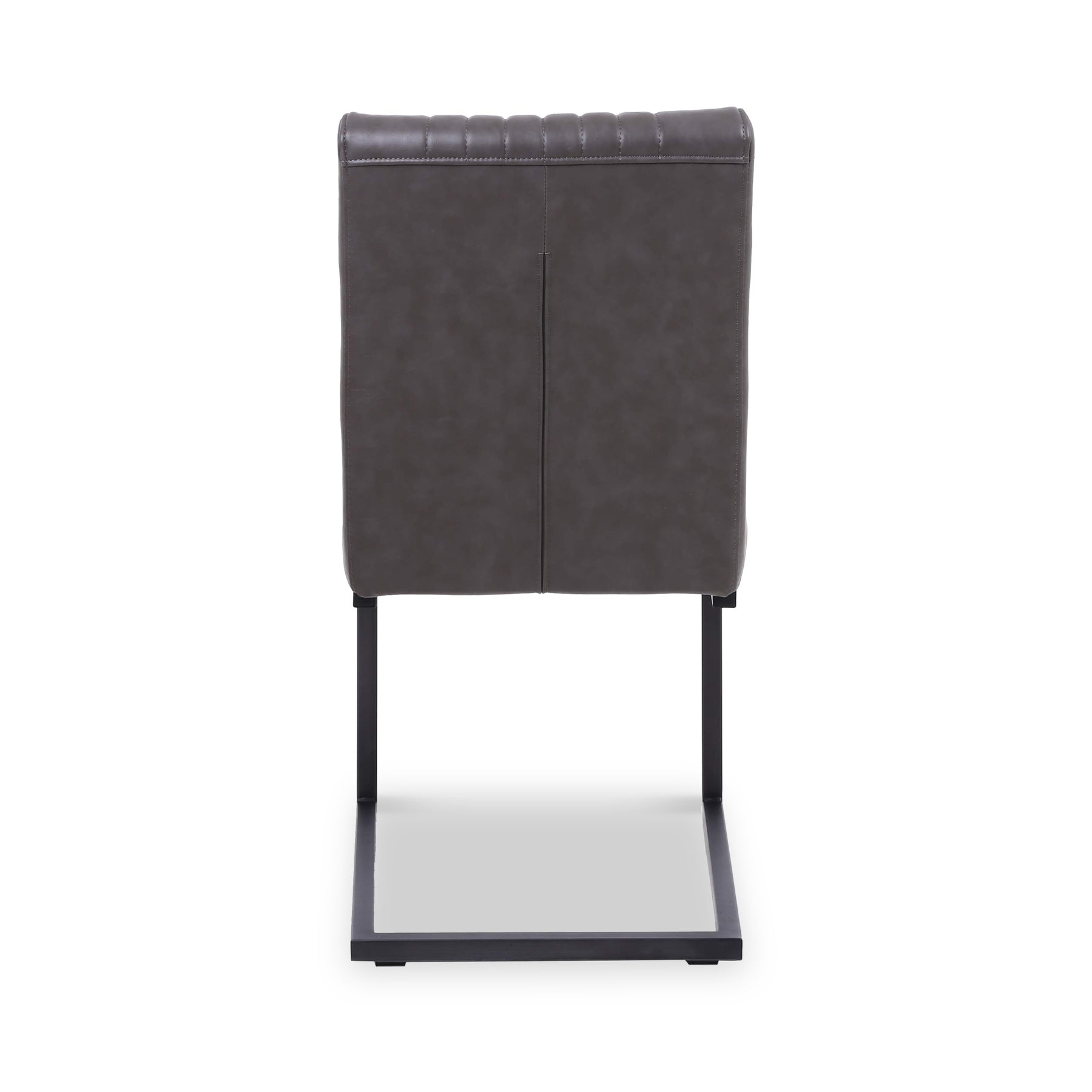 Branok Cantilever Grey Faux Leather Dining Chair from Roseland Furniture