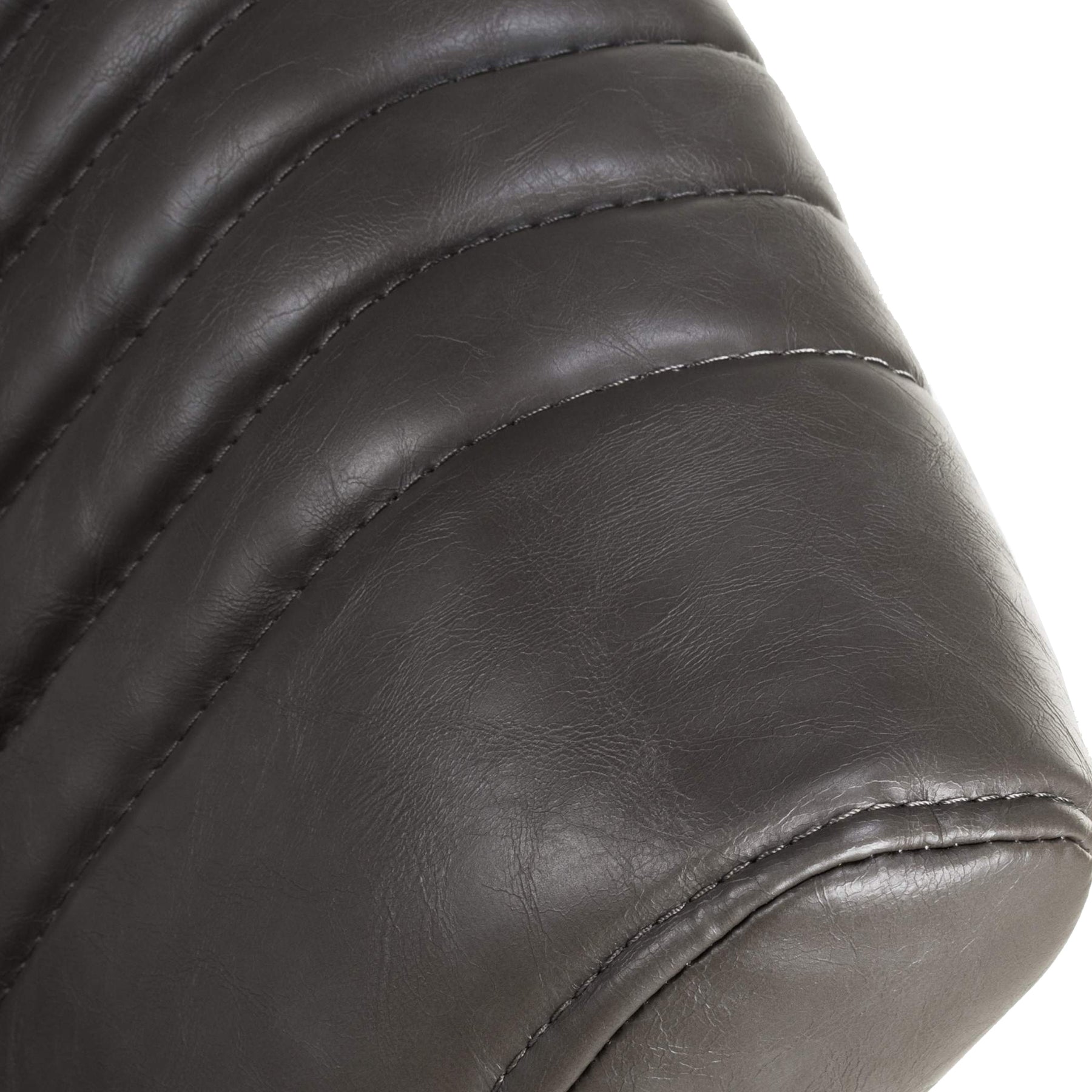 Branok Cantilever Grey Faux Leather Dining Chair from Roseland Furniture