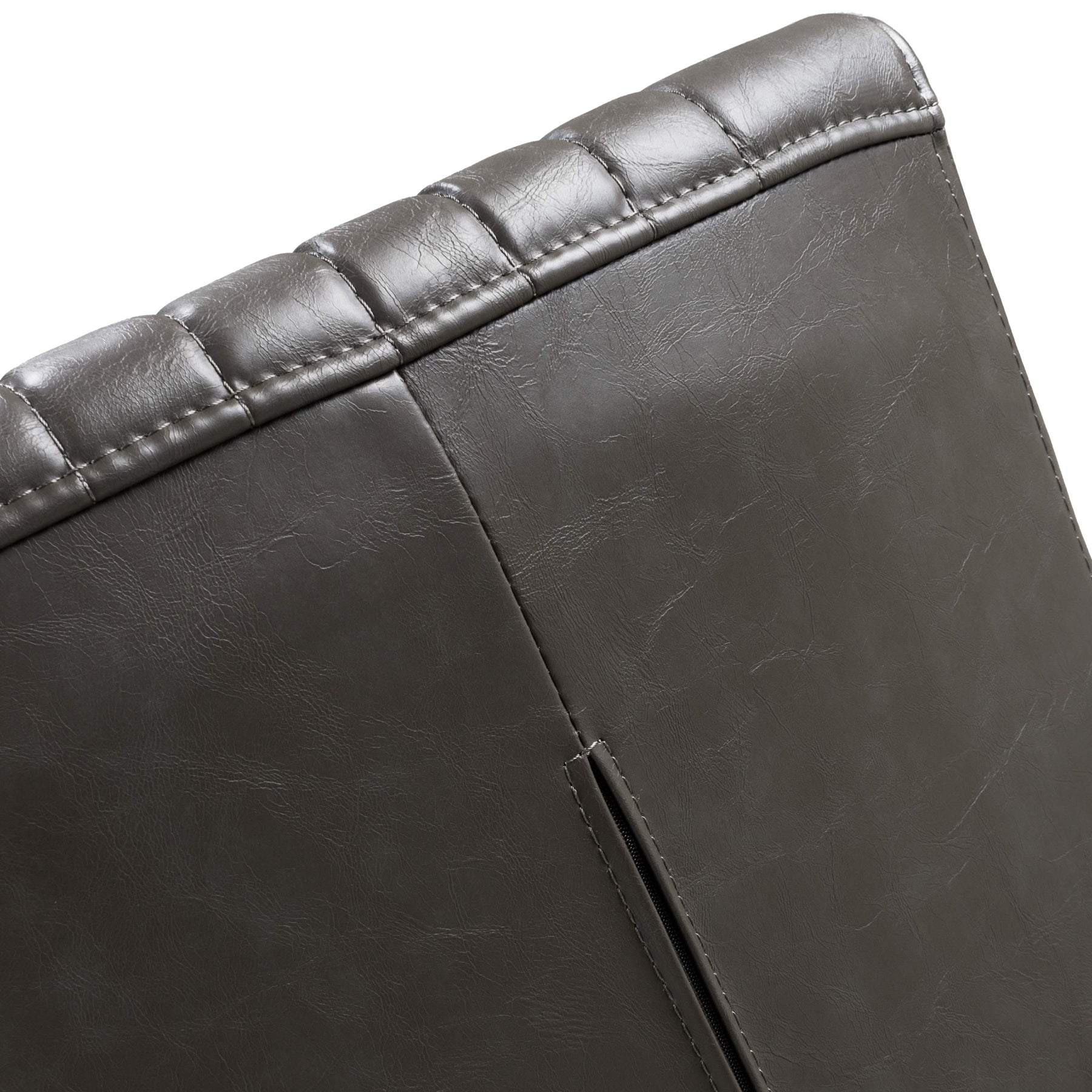 Branok Cantilever Grey Faux Leather Dining Chair from Roseland Furniture