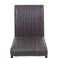 Branok Cantilever Grey Faux Leather Dining Chair from Roseland Furniture