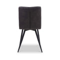 Nia Faux Suede Dining Chair Grey from Roseland Furniture