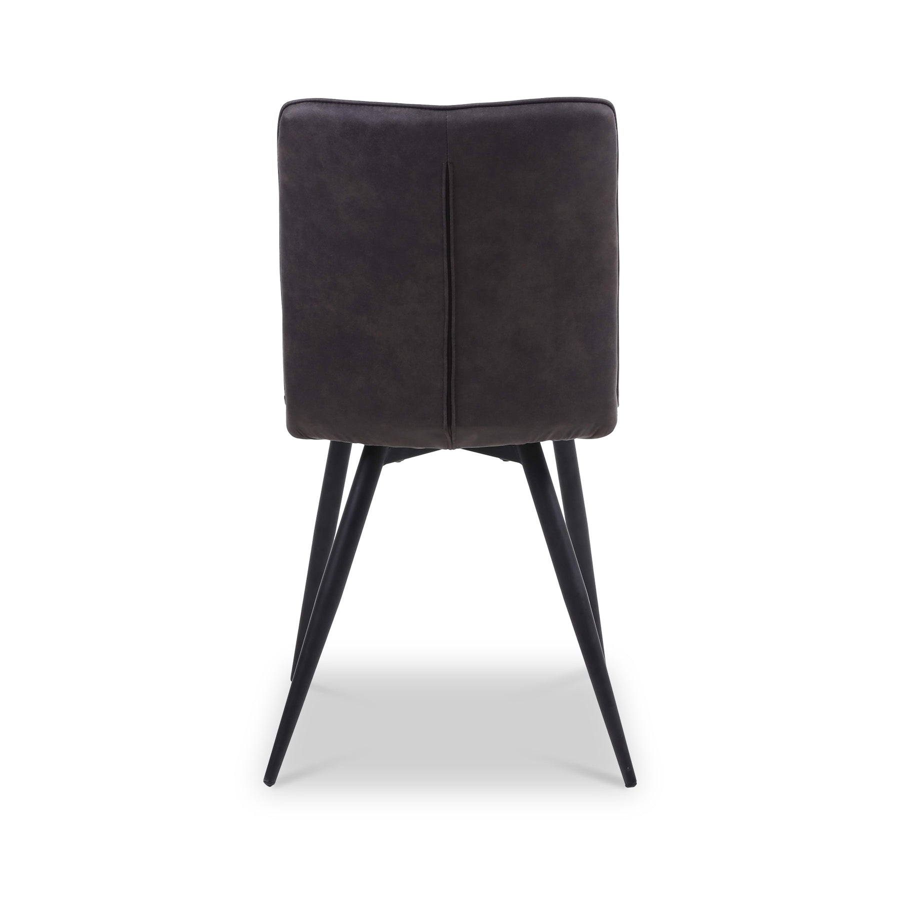 Nia Faux Suede Dining Chair Grey from Roseland Furniture