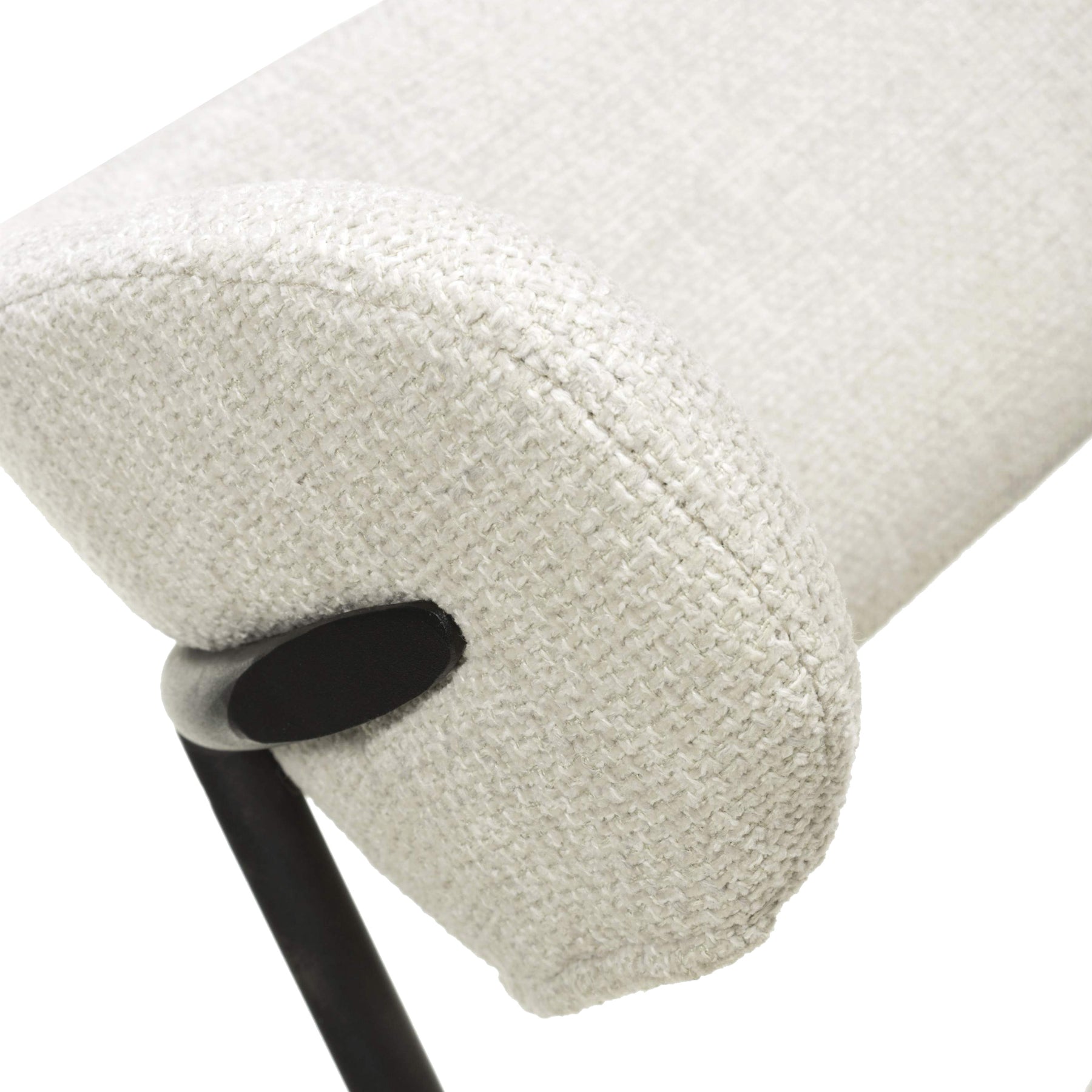 Elvina Dining Chair Nat Faux Linen from Roseland Furniture