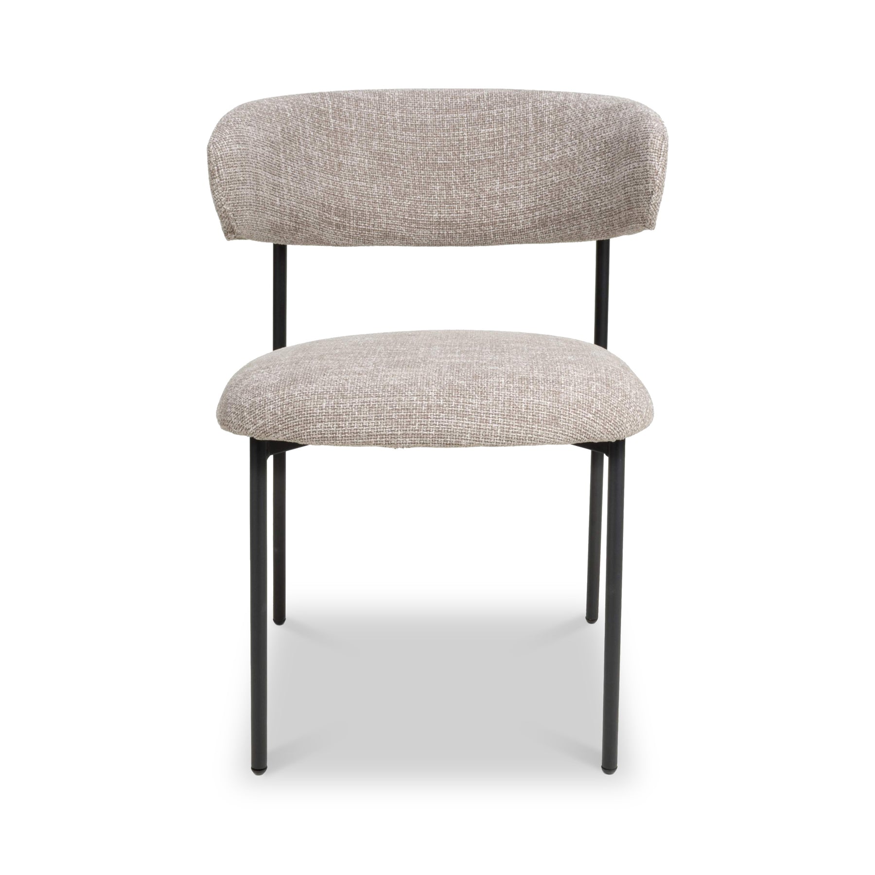 Elvina Dining Chair Oatmeal Tweed from Roseland Furniture