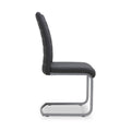 Rhoslyn Faux Leather Dining Chair Black from Roseland Furniture