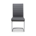 Rhoslyn Faux Leather Dining Chair Grey from Roseland Furniture